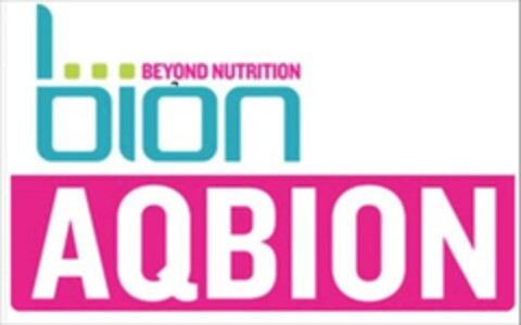 BION BEYOND NUTRITION AQBION Logo (EUIPO, 03/30/2022)