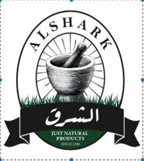 ALSHARK  JUST NATURAL PRODUCTS SINCE 1940 Logo (EUIPO, 11/07/2023)