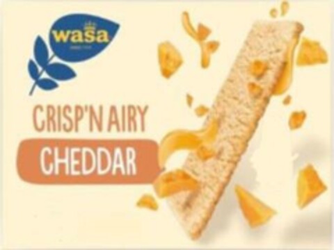 wasa SINCE 1919 CRISP'N AIRY CHEDDAR Logo (EUIPO, 11/10/2023)