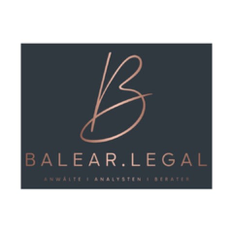 B BALEAR . LEGAL ANWÄLTE  ANALYSTEN  BERATER Logo (EUIPO, 16.02.2024)