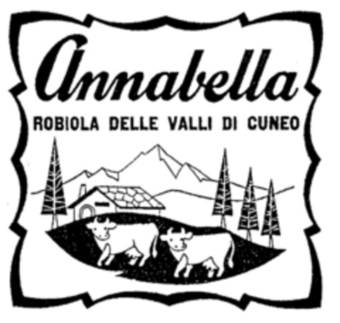 Annabella ROBIOLA DELLE VALLI DI CUNEO Logo (EUIPO, 10.07.1996)