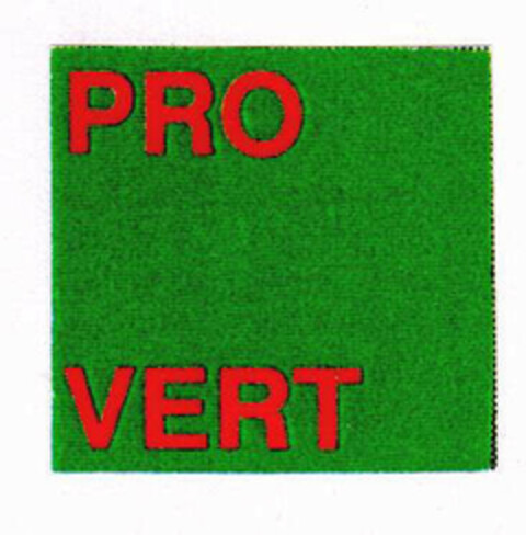 PRO VERT Logo (EUIPO, 27.01.1998)