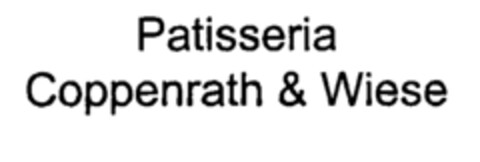 Patisseria Coppenrath & Wiese Logo (EUIPO, 04.11.1998)