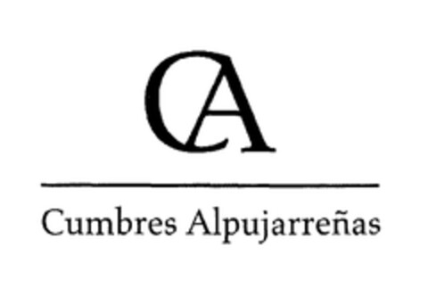 CA Cumbres Alpujarreñas Logo (EUIPO, 05/18/2007)