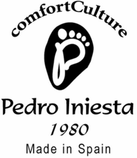 comfortCulture Pedro Iniesta 1980 Made in Spain Logo (EUIPO, 06/27/2008)