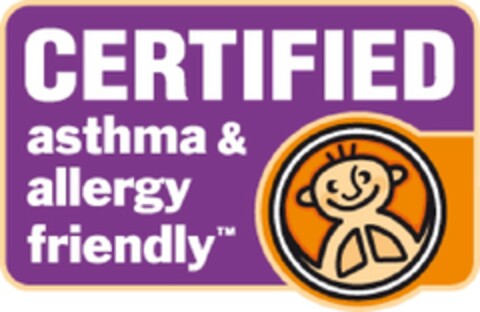 CERTIFIED asthma & allergy friendly Logo (EUIPO, 15.03.2010)