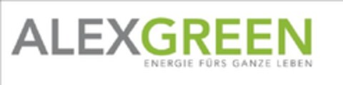 ALEXGREEN ENERGIE FÜRS GANZE LEBEN Logo (EUIPO, 17.08.2011)