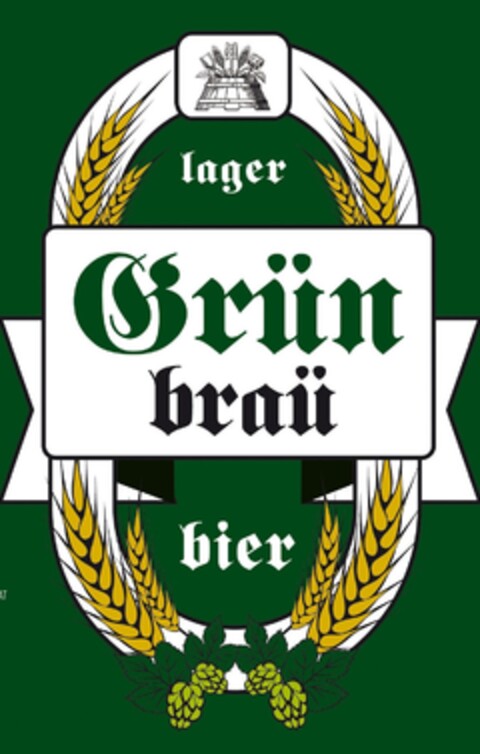 GRÜN BRAÜ LAGER BIER Logo (EUIPO, 10.07.2012)