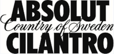 ABSOLUT COUNTRY OF SWEDEN CILANTRO Logo (EUIPO, 18.01.2013)