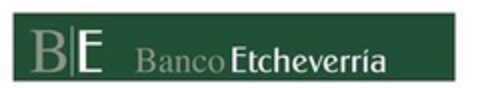 BE BANCO ETCHEVERRÍA Logo (EUIPO, 19.06.2014)