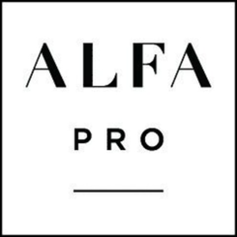 ALFA PRO Logo (EUIPO, 03/17/2017)