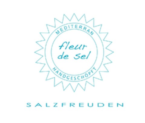 MEDITERRAN fleur de sel HANDGESCHÖPFT SALZFREUDEN Logo (EUIPO, 29.07.2017)