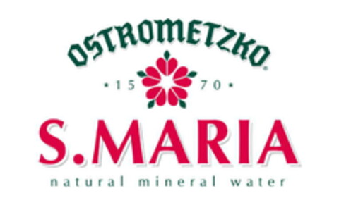 OSTROMETZKO 15 70 S.MARIA natural mineral water Logo (EUIPO, 03.08.2018)