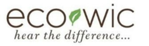 eco wic hear the difference Logo (EUIPO, 17.05.2021)