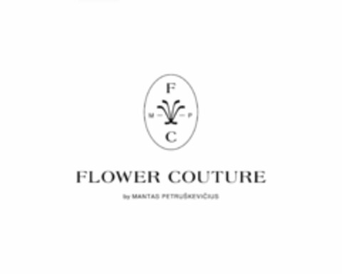 FLOWER COUTURE by MANTAS PETRUŠKEVIČIUS Logo (EUIPO, 06/15/2022)