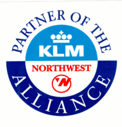 PARTNER OF THE KLM NORTHWEST N ALLIANCE Logo (EUIPO, 11.06.1997)