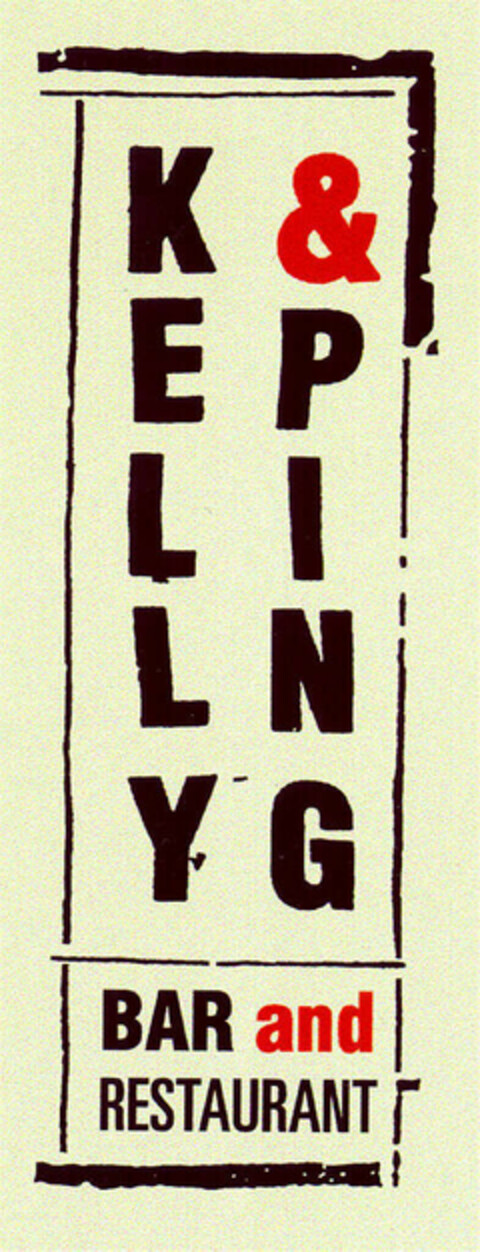 KELLY & PING BAR and RESTAURANT Logo (EUIPO, 16.03.1999)