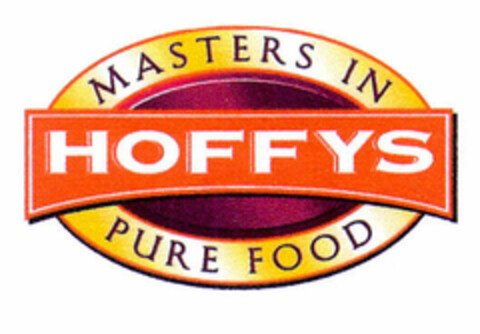 HOFFYS MASTERS IN PURE FOOD Logo (EUIPO, 07/24/2000)