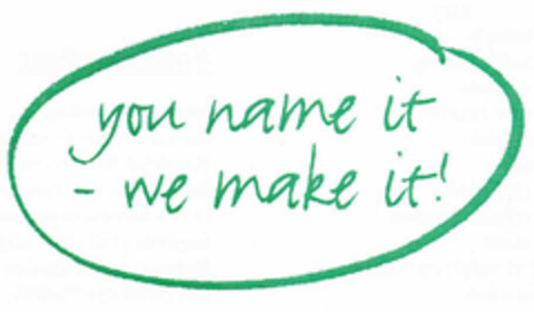 you name it - we make it! Logo (EUIPO, 11/16/2000)