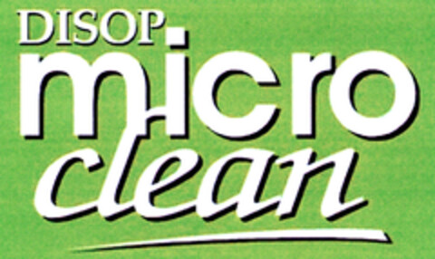 DISOP micro clean Logo (EUIPO, 09/07/2004)