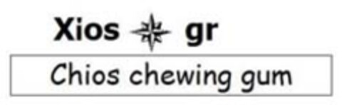 Xios gr Chios chewing gum Logo (EUIPO, 07/15/2005)