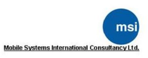 msi Mobile Systems International Consultancy Ltd. Logo (EUIPO, 02.11.2007)