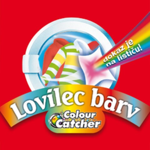 Lovilec barv Colour Catcher dokaz je na listicu! Logo (EUIPO, 11/21/2007)