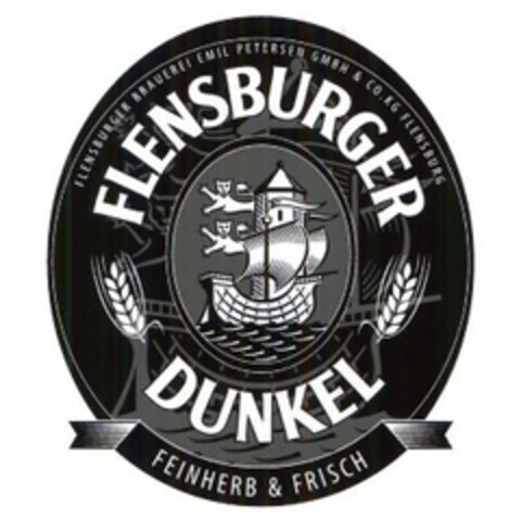 FLENSBURGER DUNKEL FEINHERB & FRISCH Logo (EUIPO, 02/10/2009)