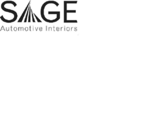 SAGE AUTOMOTIVE INTERIORS Logo (EUIPO, 01/15/2010)