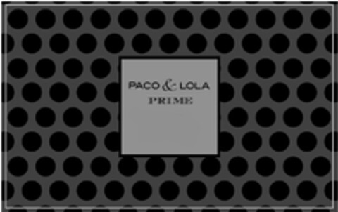 PACO & LOLA PRIME Logo (EUIPO, 04.07.2013)