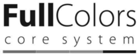 FULL COLORS CORE SYSTEM Logo (EUIPO, 12/03/2014)