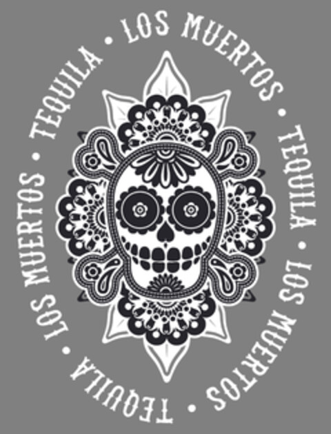 TEQUILA LOS MUERTOS TEQUILA LOS MUERTOS TEQUILA LOS MUERTOS Logo (EUIPO, 23.07.2015)