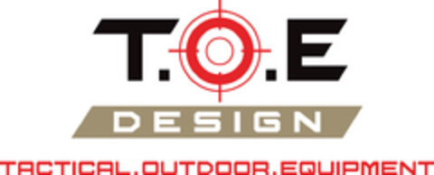 T.O.E. DESIGN TACTICAL.OUTDOOR.EQUIPMENT Logo (EUIPO, 22.01.2018)