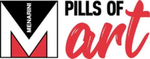 M MENARINI PILLS OF ART Logo (EUIPO, 10/25/2018)