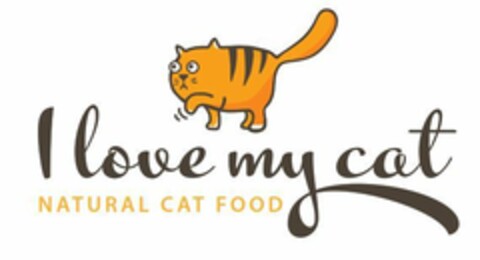 I love my cat NATURAL CAT FOOD Logo (EUIPO, 03.09.2019)
