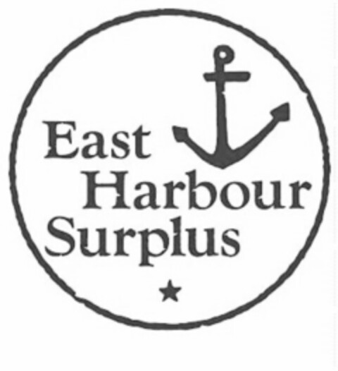 EAST HARBOUR SURPLUS Logo (EUIPO, 10.08.2021)