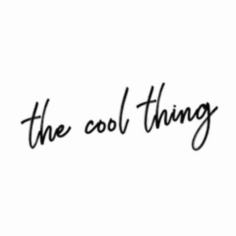 the cool thing Logo (EUIPO, 26.08.2021)