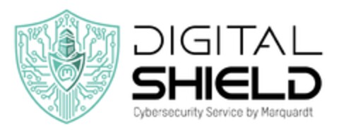 DIGITAL SHIELD Cybersecurity Service by Marquardt Logo (EUIPO, 03/25/2024)
