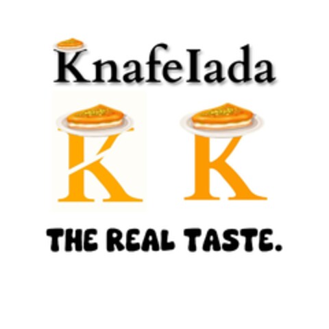 Knafelada K THE REAL TASTE . Logo (EUIPO, 05/01/2024)