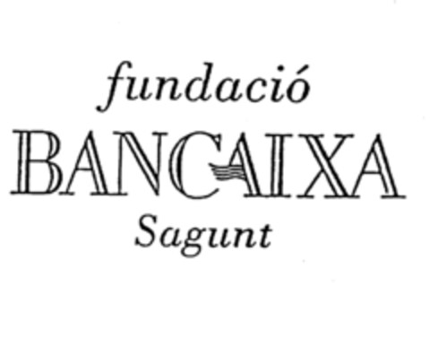 fundació BANCAIXA Sagunt Logo (EUIPO, 23.07.1997)