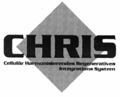 CHRIS Cellulär Harmonisierendes Regeneratives Integrations System Logo (EUIPO, 05/22/1998)