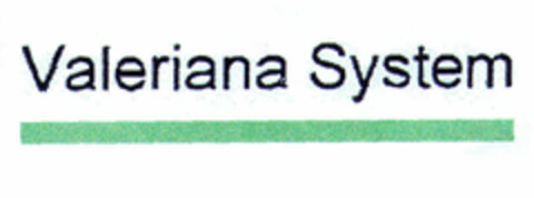 Valeriana System Logo (EUIPO, 29.03.2000)