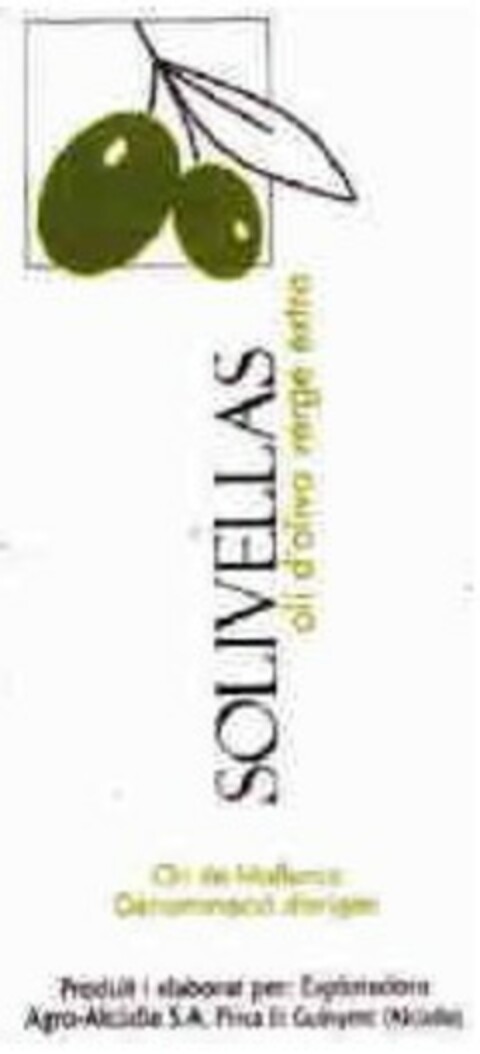 SOLIVELLAS oli d'oliva verge extra Oli de Mallorca Denominació d'origen Logo (EUIPO, 17.06.2005)