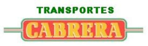 TRANSPORTES CABRERA Logo (EUIPO, 12.09.2006)