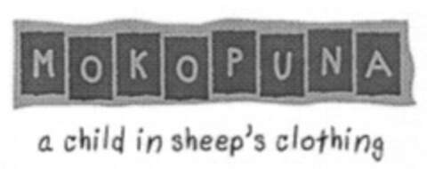 MOKOPUNA a child in sheep's clothing Logo (EUIPO, 23.10.2006)