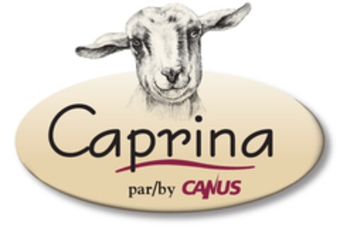 Caprina par/by CANUS Logo (EUIPO, 05.09.2008)