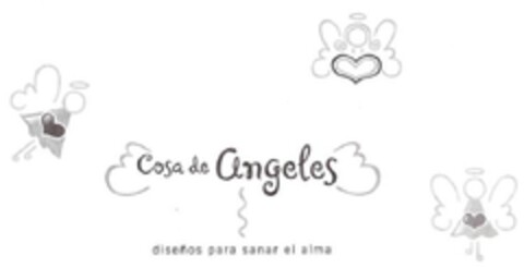 COSA DE ANGELES Diseños para sanar el alma. Logo (EUIPO, 21.08.2009)