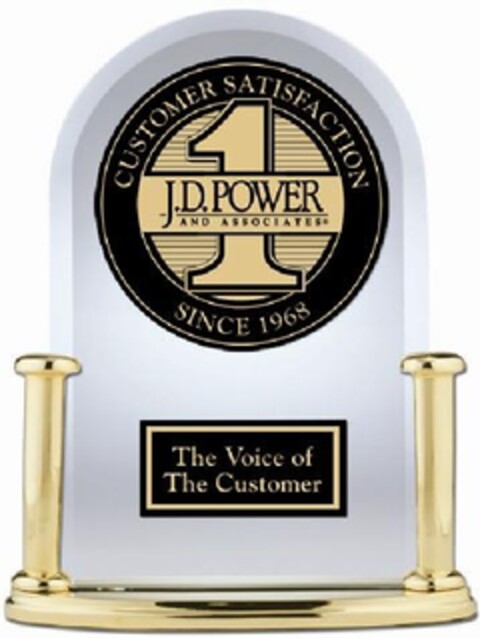 CUSTOMER SATISFACTION 1 J.D. POWER AND ASSOCIATES SINCE 1968 The Voice of The Customer Logo (EUIPO, 10/19/2009)