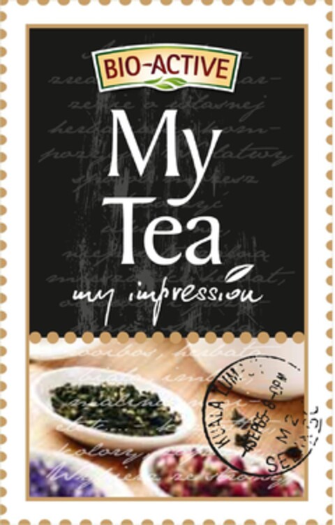 BIO-ACTIVE My Tea my impression Logo (EUIPO, 29.12.2010)