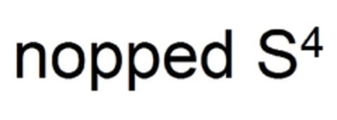 nopped S4 Logo (EUIPO, 16.04.2012)